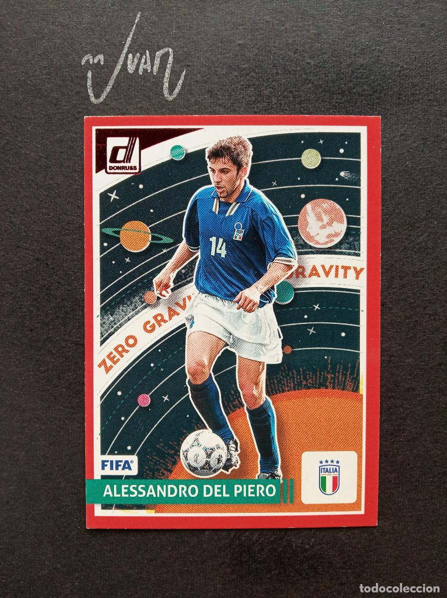Cromos de F&uacute;tbol: N&ordm; 25 PARALELA RED ROJA ZERO GRAVITY DEL PIERO ITALIA JUVENTUS ⚽ PANINI &reg; DONRUSS 2024 2025 24 25
