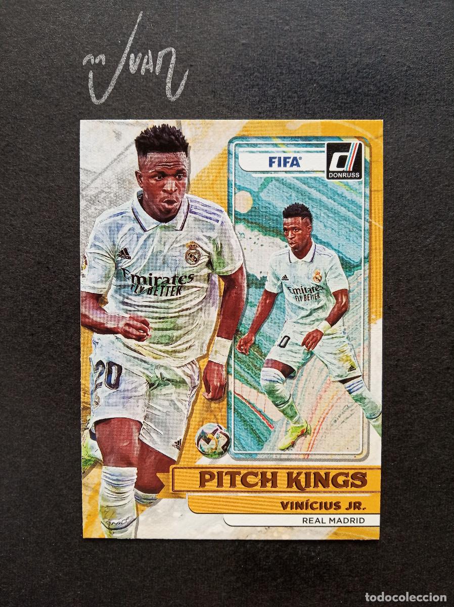 Cartes &agrave; collectionner de Football: N&ordm; 19 PITCH KINGS CANVAS VINICIUS JR REAL MADRID BRASIL ⚽ PANINI &reg; DONRUSS 2022 2023 22 23 NUEVO