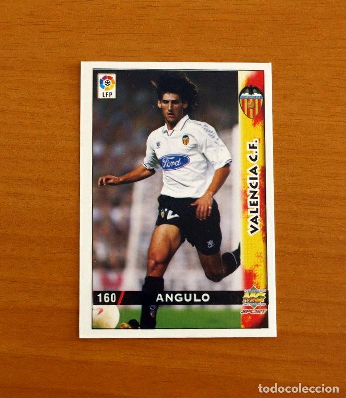 Fu&szlig;ball-Sticker: Valencia - N&ordm; 160 Angulo - Mundicromo Las Fichas de la Liga 1998-1999-98-99