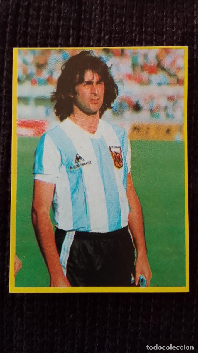Cromos de F&uacute;tbol: CROMO FUTBOL EN ACCION. NUMERO 87. KEMPES. DANONE 82.