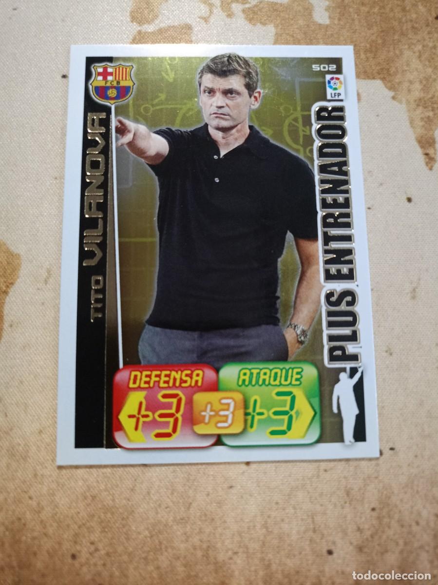 Cromos de Futebol: Plus Entrenador 502 TITO VILANOVA Adrenalyn 2012-13