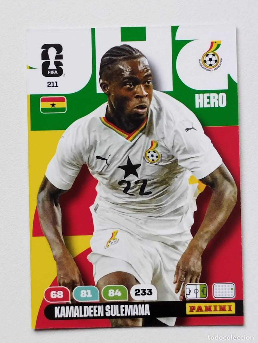 Cromos de F&uacute;tbol: CROMO CARD ADRENALYN MUNDIAL WORLD CUP 2026 HERO 211 SULEMANA GHANA