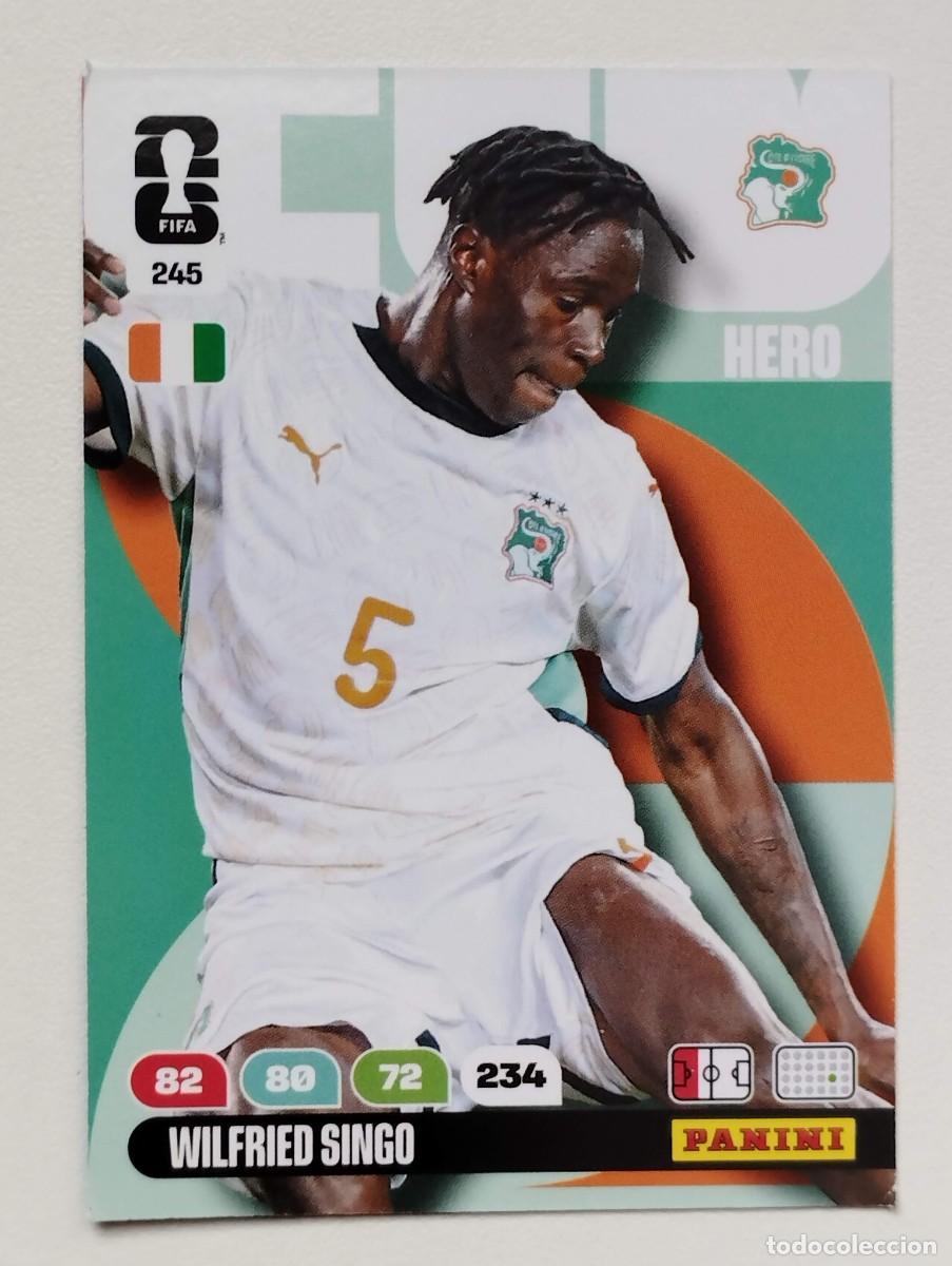 Figurine di Calcio: CROMO CARD ADRENALYN MUNDIAL WORLD CUP 2026 HERO 245 SINGO COSTA DE MARFIL