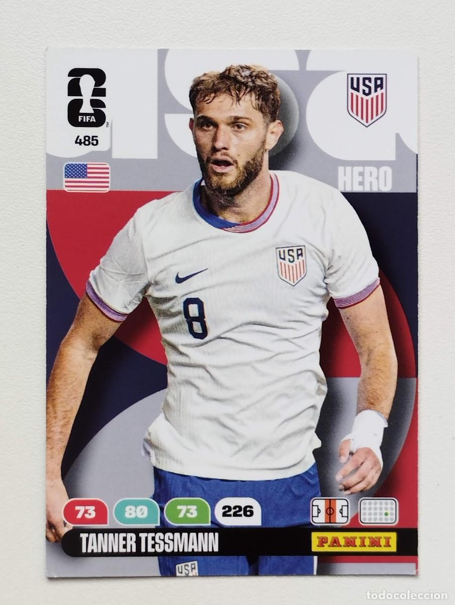 Cromos de Futebol: CROMO CARD ADRENALYN MUNDIAL WORLD CUP 2026 HERO 485 TESSMANN USA ESTADOS UNIDOS