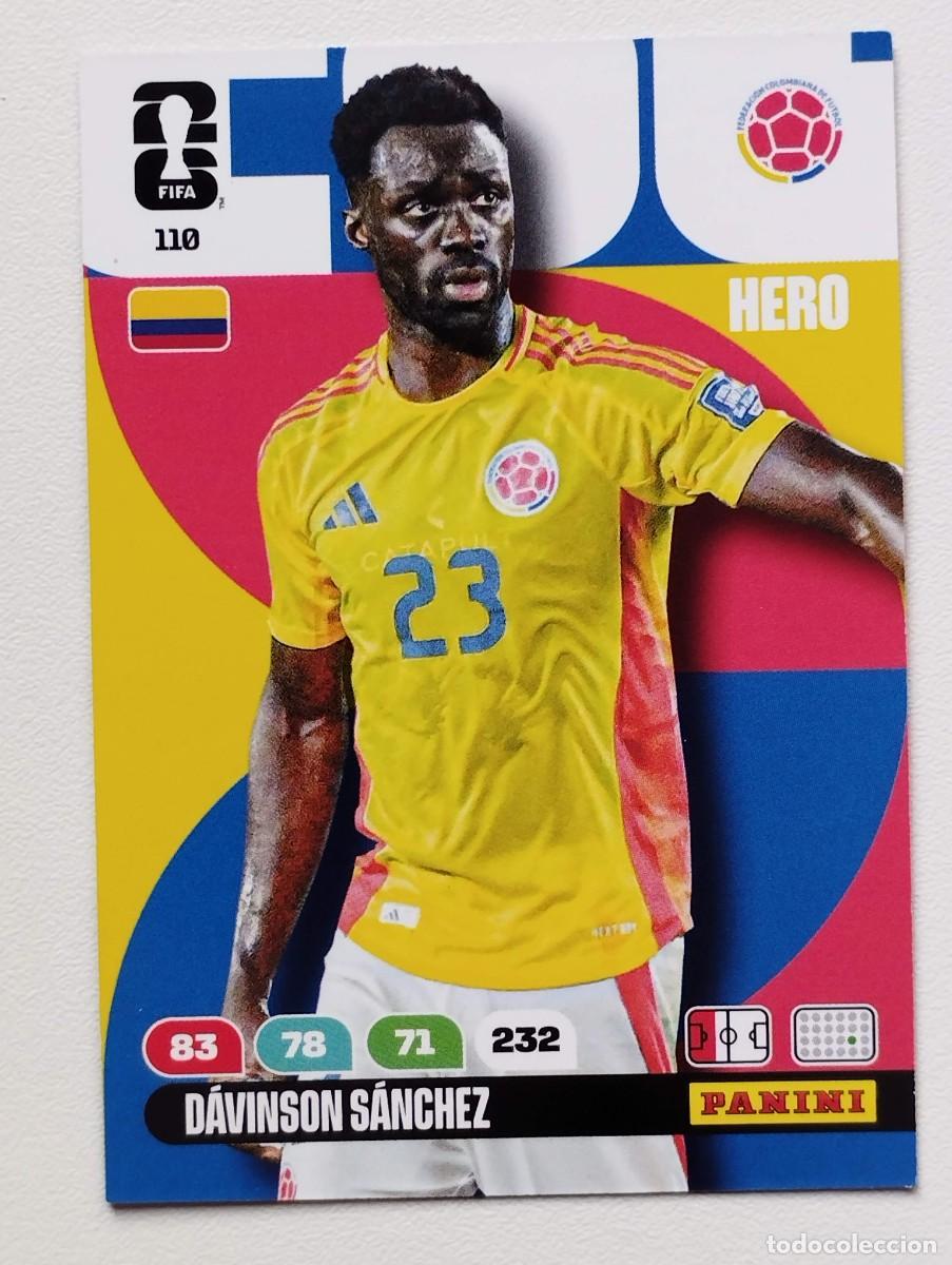 Cromos de Futebol: CROMO CARD ADRENALYN MUNDIAL WORLD CUP 2026 HERO 110 DAVINSOIN SANCHEZ COLOMBIA