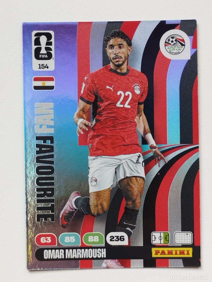 Figurine di Calcio: CROMO CARD ADRENALYN MUNDIAL WORLD CUP 2026 FAN FAVOURITE 154 MARMOUSH EGIPTO