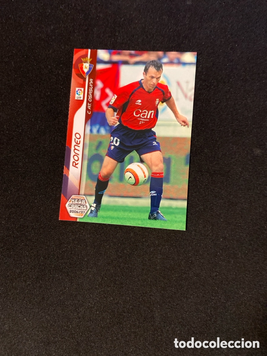 Figurine di Calcio: ROMEO 234 (OSASUNA) PANINI MEGACRACKS 2006-2007 06 07 CROMO CARTA M-3