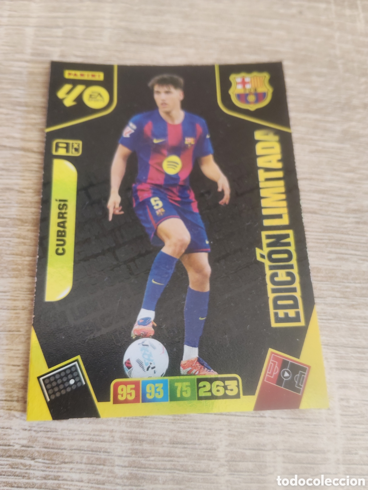 Cromos de F&uacute;tbol: Panini Adrenalyn 2025 2026 25 26 Cubarsi Barcelona edici&oacute;n limitada