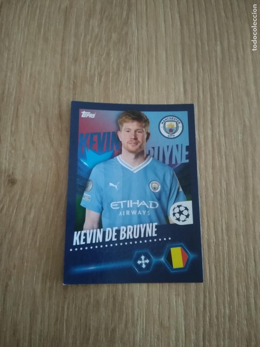 Cromos de F&uacute;tbol: 305 KEVIN DE BRUYNE MANCHESTER CITY CROMO FUTBOL UEFA CHAMPIONS LEAGUE 23-24 TOPPS 2023-2024