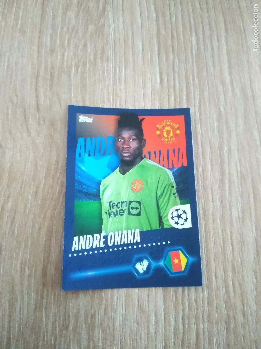 Cromos de F&uacute;tbol: 314 ANDRE ONANA MANCHESTER UNITED CROMO FUTBOL UEFA CHAMPIONS LEAGUE 23-24 TOPPS 2023-2024