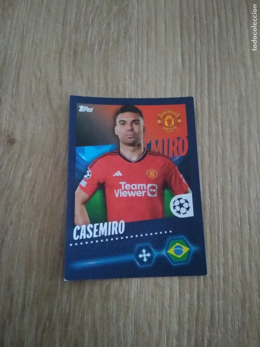 Cromos de F&uacute;tbol: 324 CASEMIRO MANCHESTER UNITED CROMO FUTBOL UEFA CHAMPIONS LEAGUE 23-24 TOPPS 2023-2024