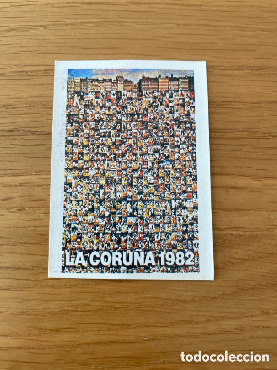 Figurine di Calcio: Cromo panini mundial Espa&ntilde;a 82 n&uacute;mero 9 La Coru&ntilde;a - Sticker album World cup Spain 1982 sede