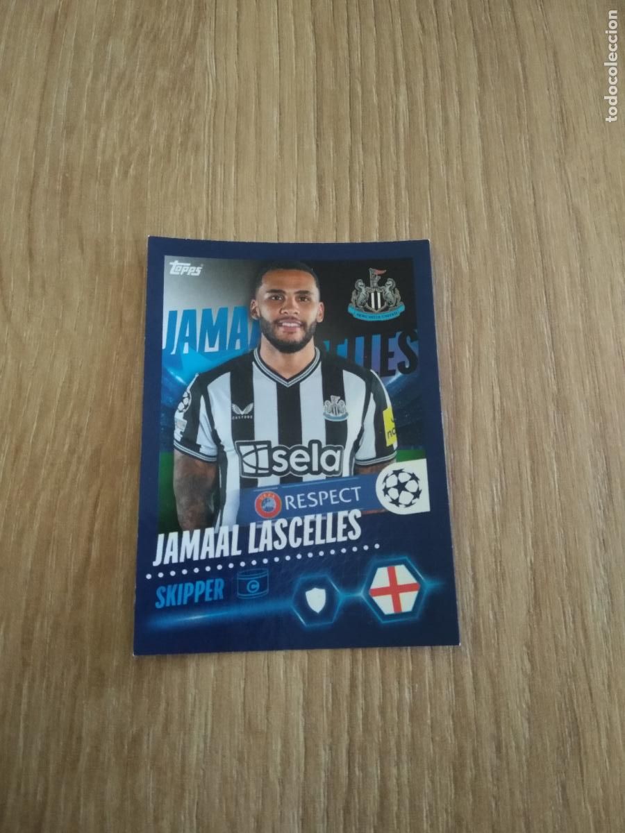 Fu&szlig;ball-Sticker: 338 JAMAAL LASCELLES NEWCASTLE CROMO FUTBOL UEFA CHAMPIONS LEAGUE 23-24 TOPPS 2023-2024