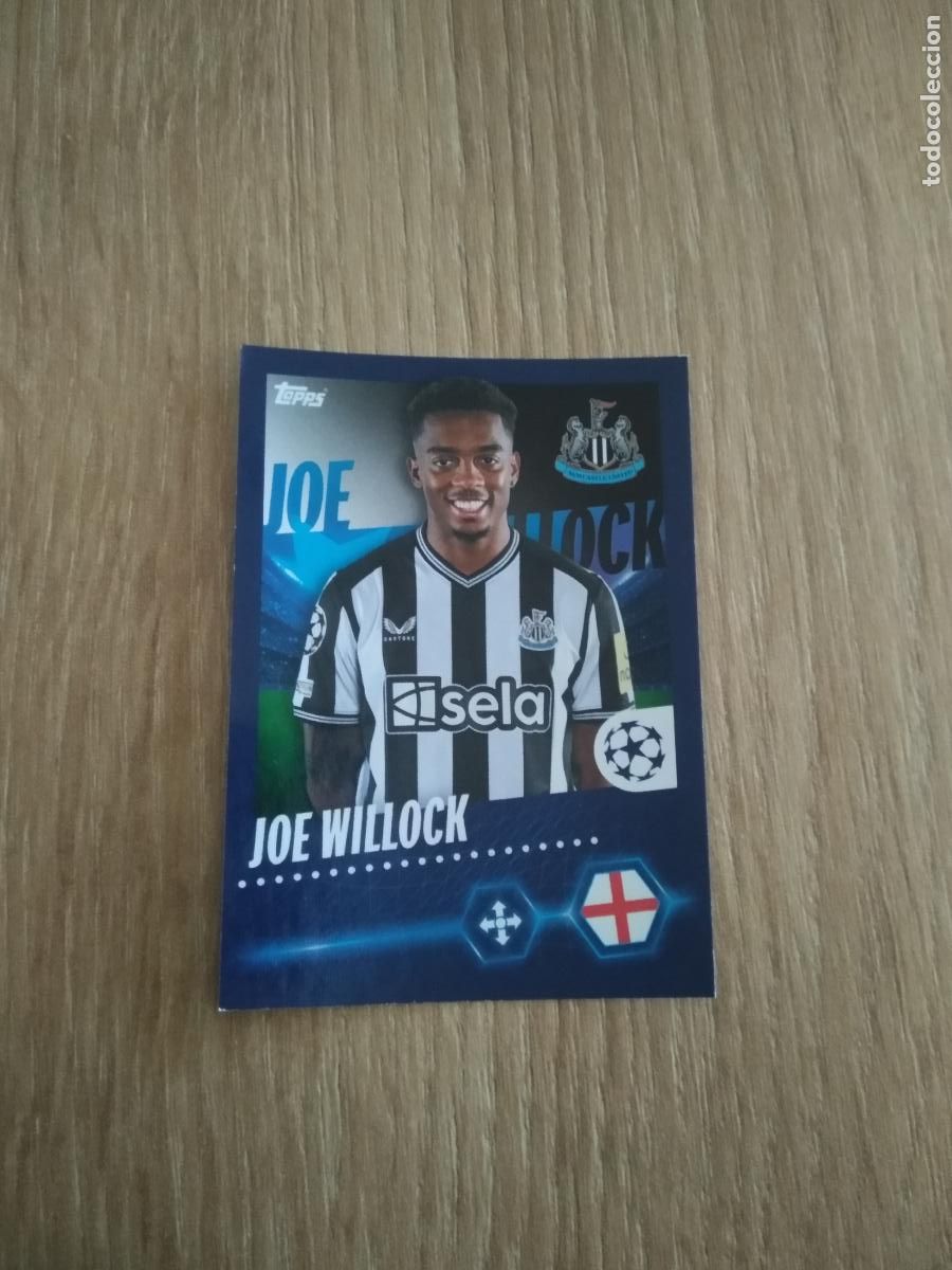 Fu&szlig;ball-Sticker: 339 JOE WILLOCK NEWCASTLE CROMO FUTBOL UEFA CHAMPIONS LEAGUE 23-24 TOPPS 2023-2024
