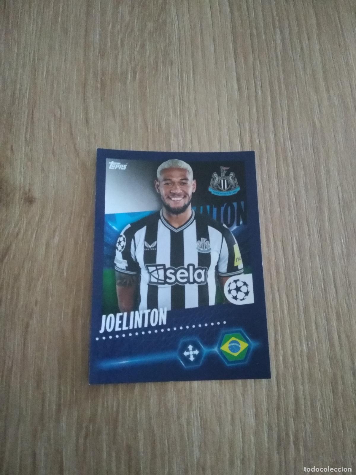Fu&szlig;ball-Sticker: 343 JOELINTON NEWCASTLE CROMO FUTBOL UEFA CHAMPIONS LEAGUE 23-24 TOPPS 2023-2024