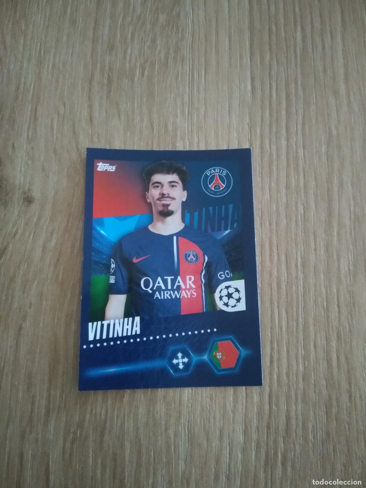 Cromos de F&uacute;tbol: 361 VITINHA PARIS SAINT GERMAIN PSG CROMO FUTBOL UEFA CHAMPIONS LEAGUE 23-24 TOPPS 2023-2024