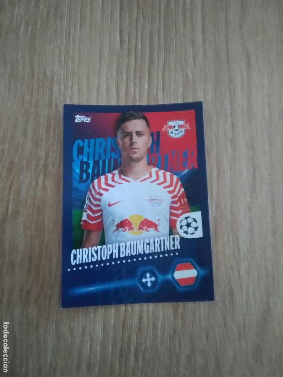 Cromos de F&uacute;tbol: 383 BAUMGARTNER LEIPZIG CROMO FUTBOL UEFA CHAMPIONS LEAGUE 23-24 TOPPS 2023-2024