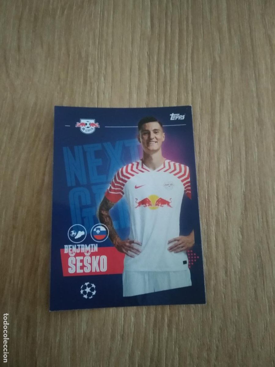 Cromos de F&uacute;tbol: 387 BENJAMIN SESKO LEIPZIG CROMO FUTBOL UEFA CHAMPIONS LEAGUE 23-24 TOPPS 2023-2024
