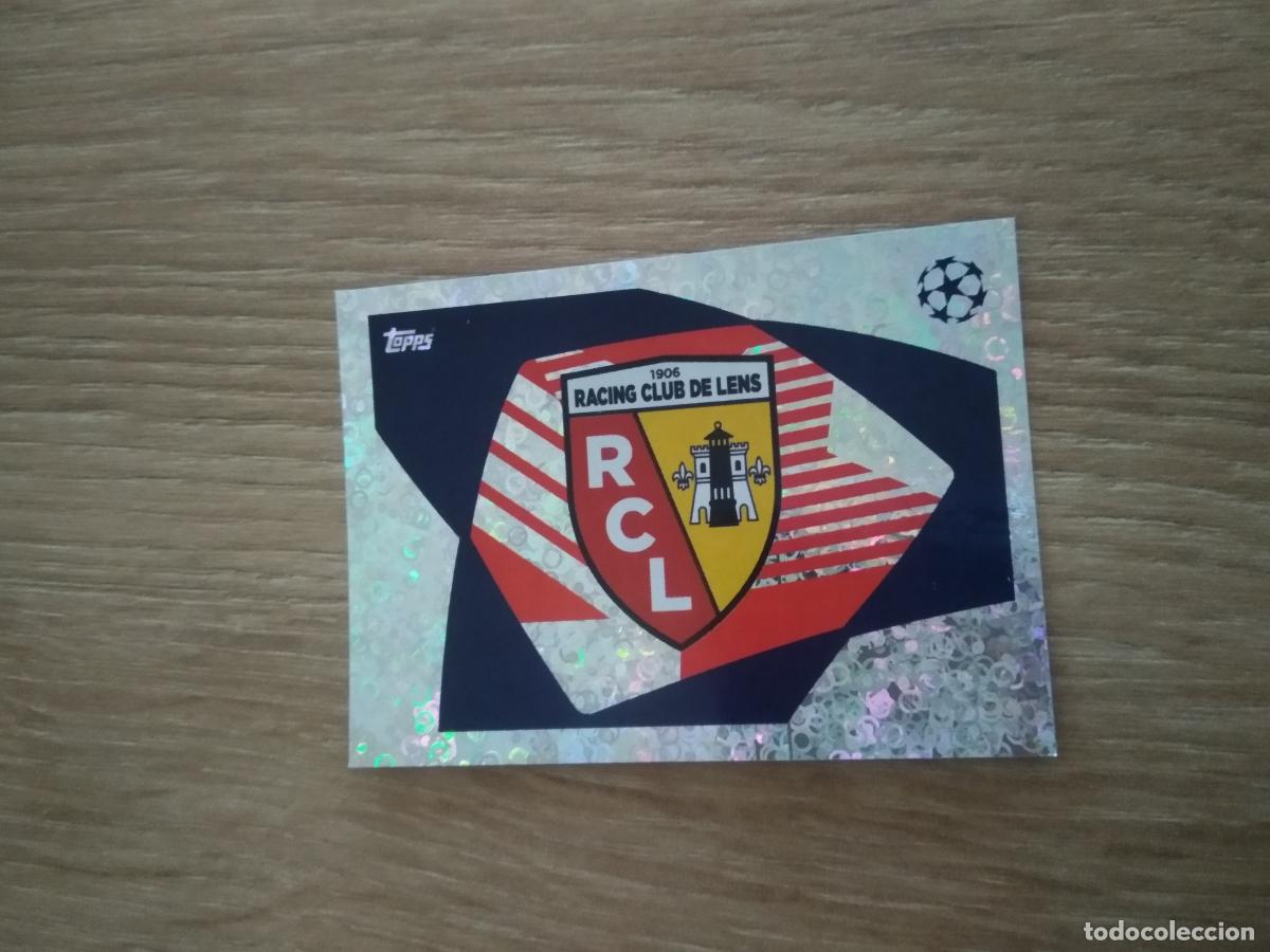 Figurine di Calcio: 389 ESCUDO LENS CROMO FUTBOL UEFA CHAMPIONS LEAGUE 23-24 TOPPS 2023-2024