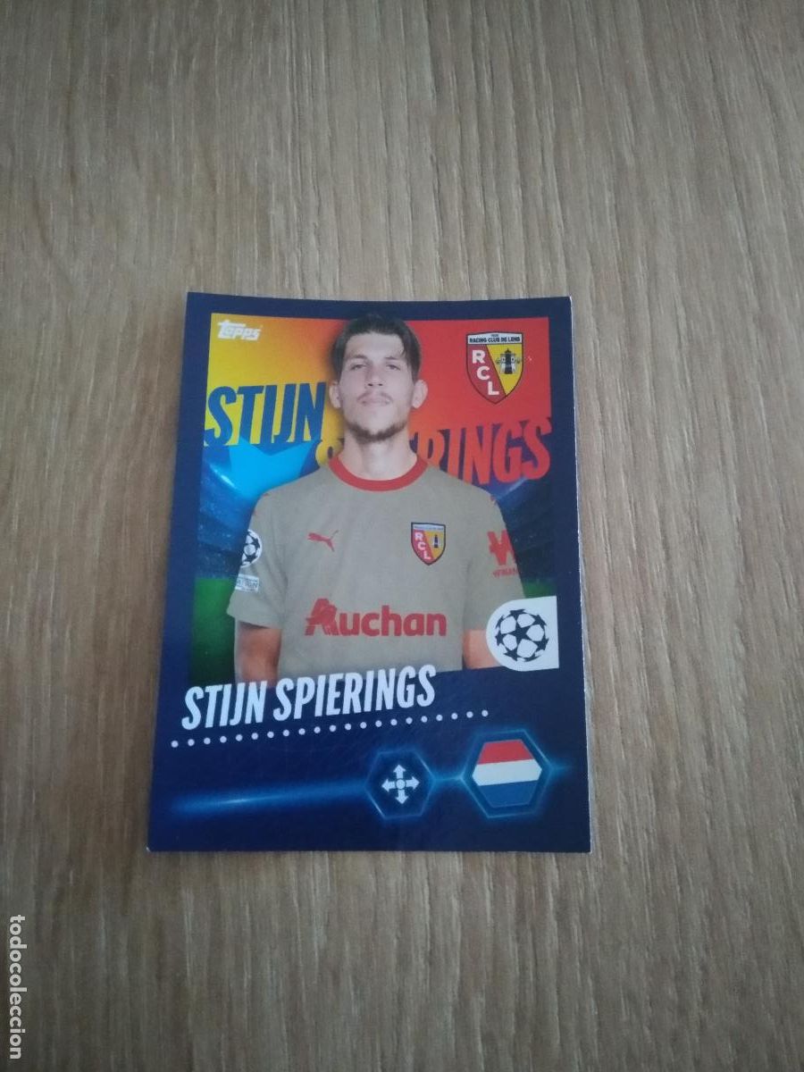 Figurine di Calcio: 400 STIJN SPIERINGS LENS CROMO FUTBOL UEFA CHAMPIONS LEAGUE 23-24 TOPPS 2023-2024