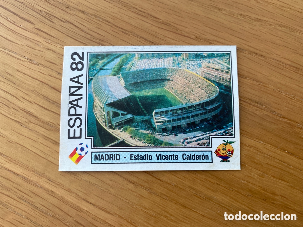 Cromos de Futebol: Cromo panini mundial Espa&ntilde;a 82 n&uacute;mero 12 Madrid Estadio Calder&oacute;n - Sticker album world cup Spain 82