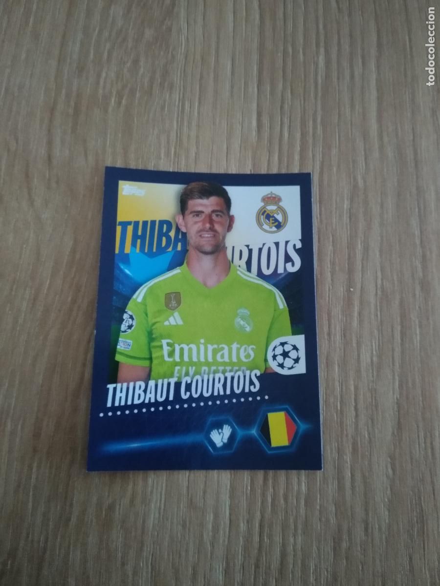 Cromos de Futebol: 409 COURTOIS REAL MADRID CROMO FUTBOL UEFA CHAMPIONS LEAGUE 23-24 TOPPS 2023-2024