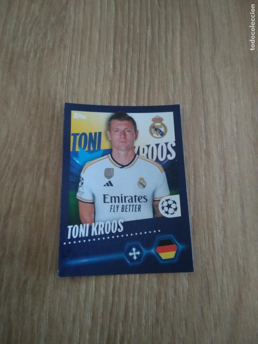 Cromos de Futebol: 416 KROOS REAL MADRID CROMO FUTBOL UEFA CHAMPIONS LEAGUE 23-24 TOPPS 2023-2024