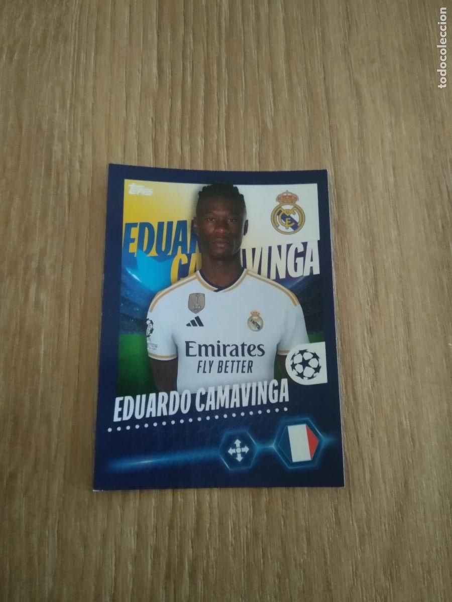 Cromos de Futebol: 417 CAMAVINGA REAL MADRID CROMO FUTBOL UEFA CHAMPIONS LEAGUE 23-24 TOPPS 2023-2024