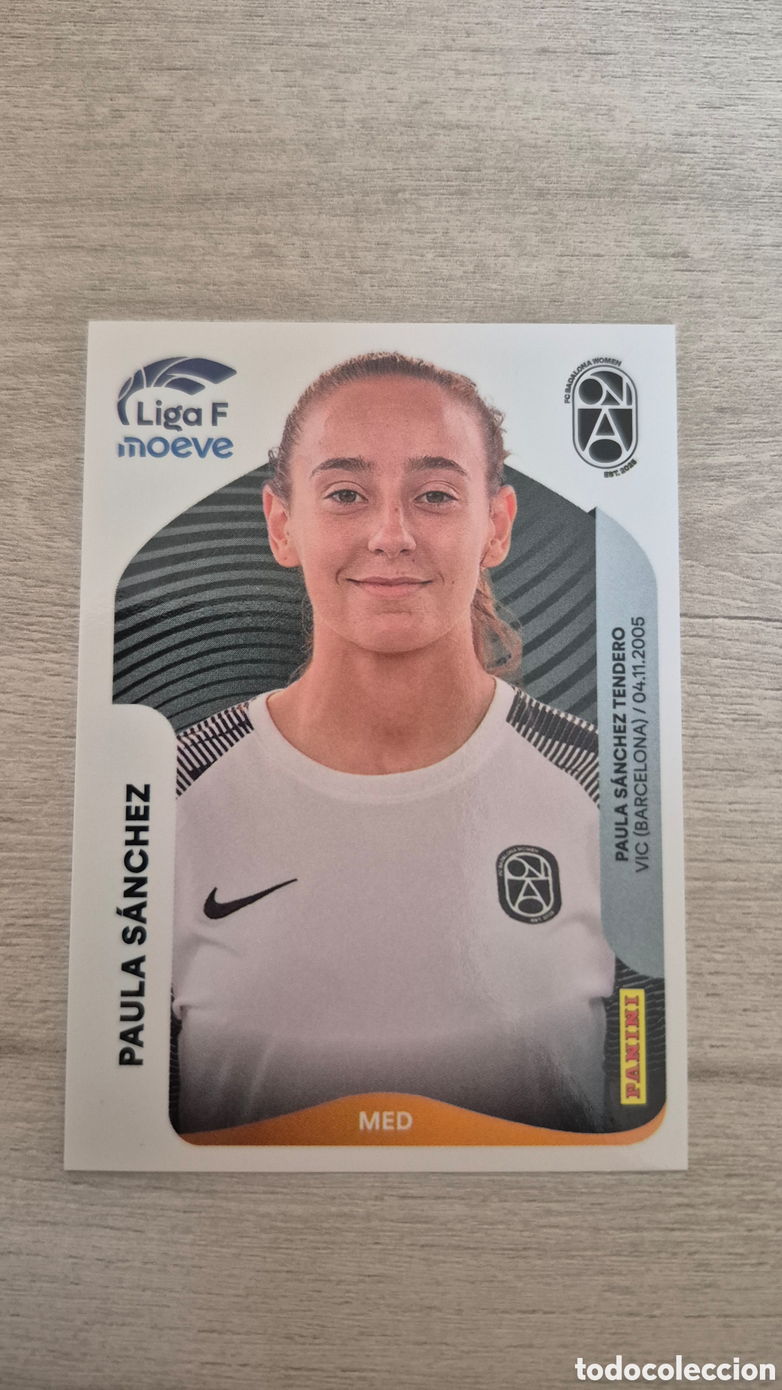 Figurine di Calcio: N&deg;74 FC Badalona Women Paula S&aacute;nchez Liga Femenina 25/26
