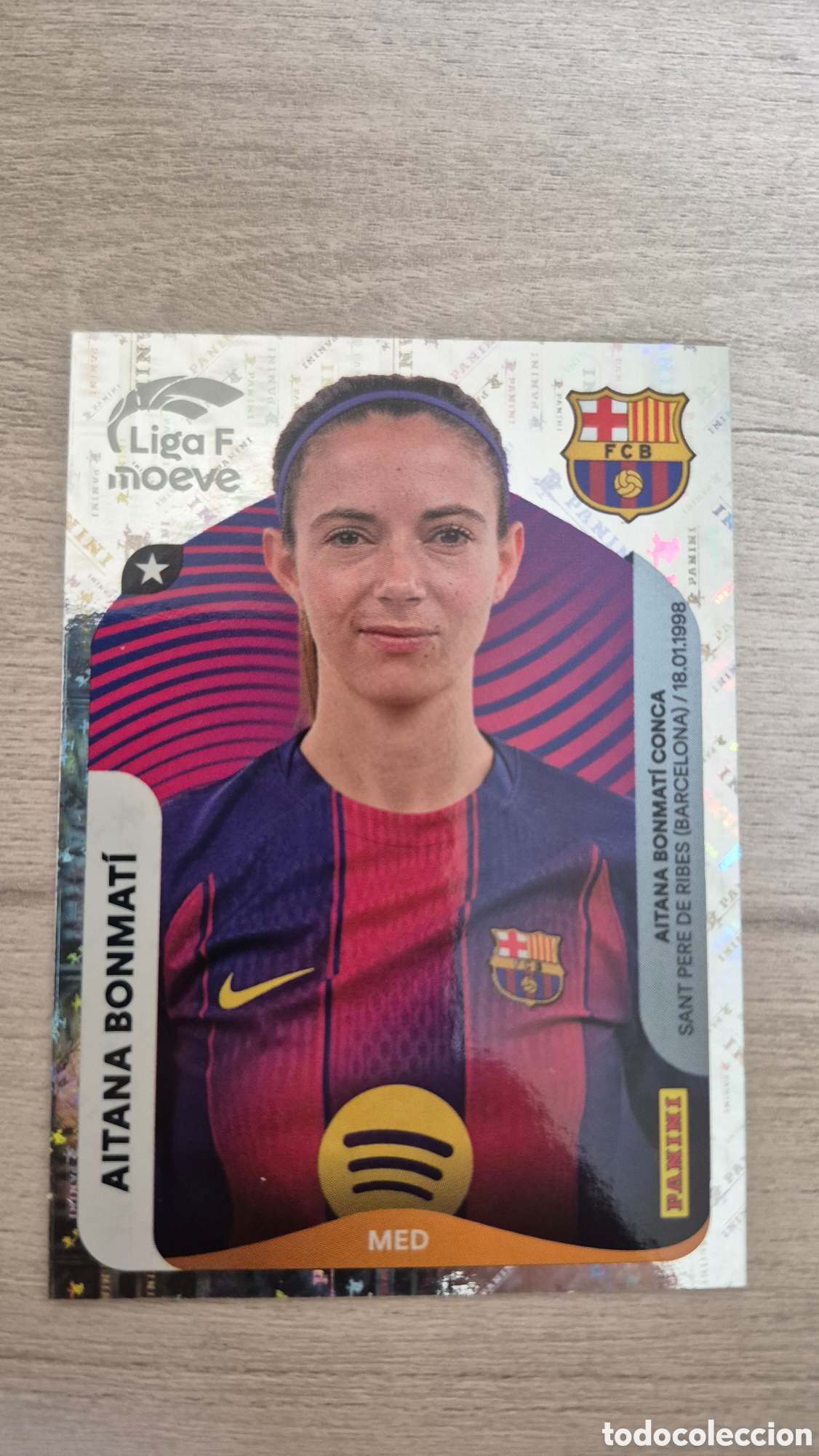 Fu&szlig;ball-Sticker: N&deg;93 FC Barcelona Aitana Bonmati Liga Femenina 25/26