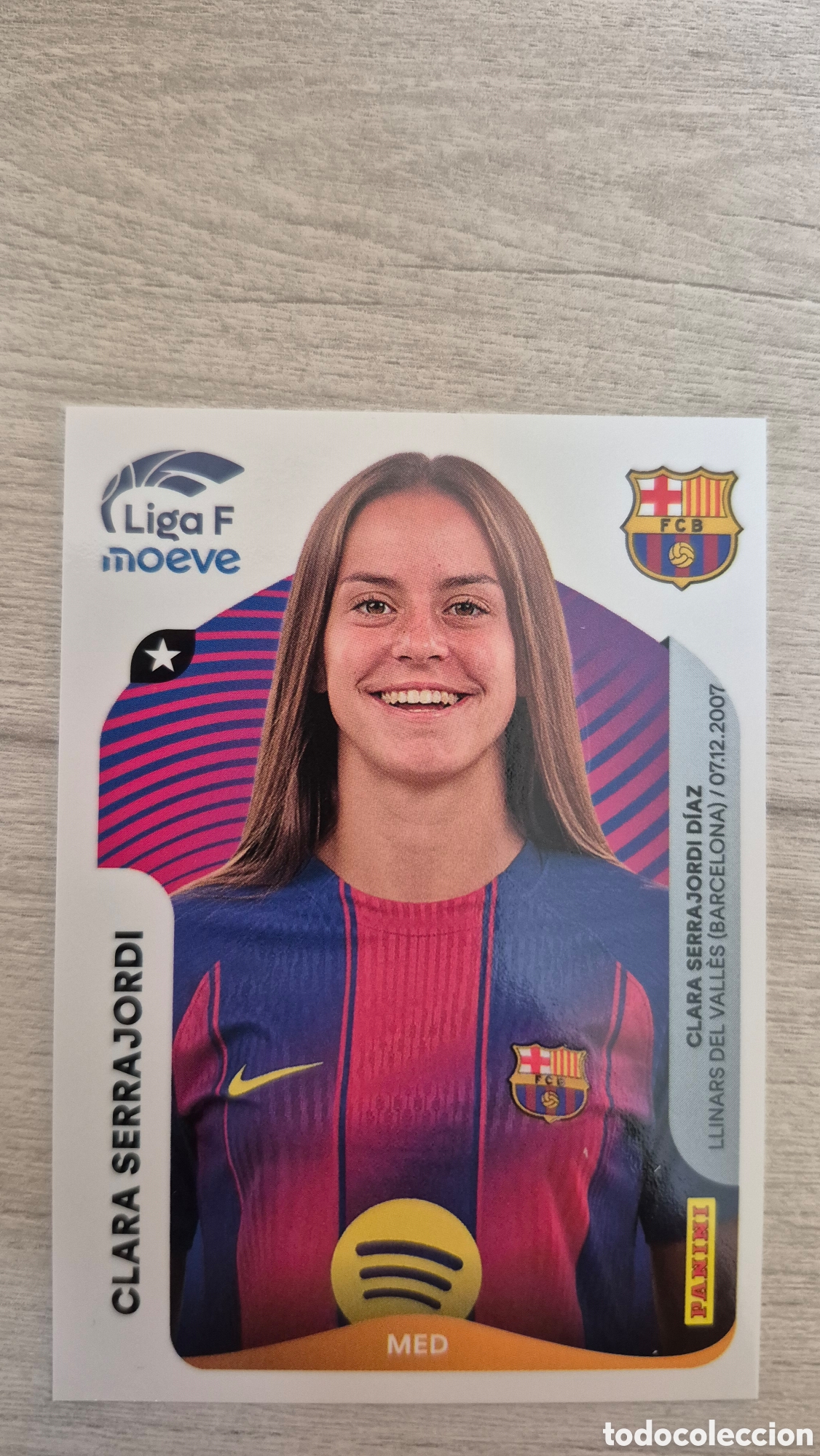 Fu&szlig;ball-Sticker: N&deg;94B FC Barcelona Clara Serrajordi Liga Femenina 25/26