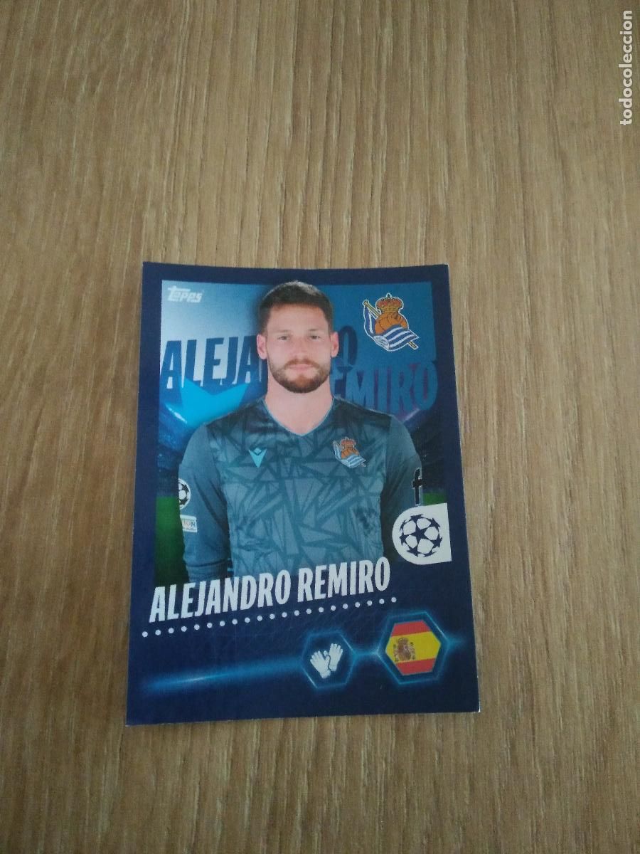 Fu&szlig;ball-Sticker: 428 ALEJANDRO REMIRO REAL SOCIEDAD CROMO FUTBOL UEFA CHAMPIONS LEAGUE 23-24 TOPPS 2023-2024