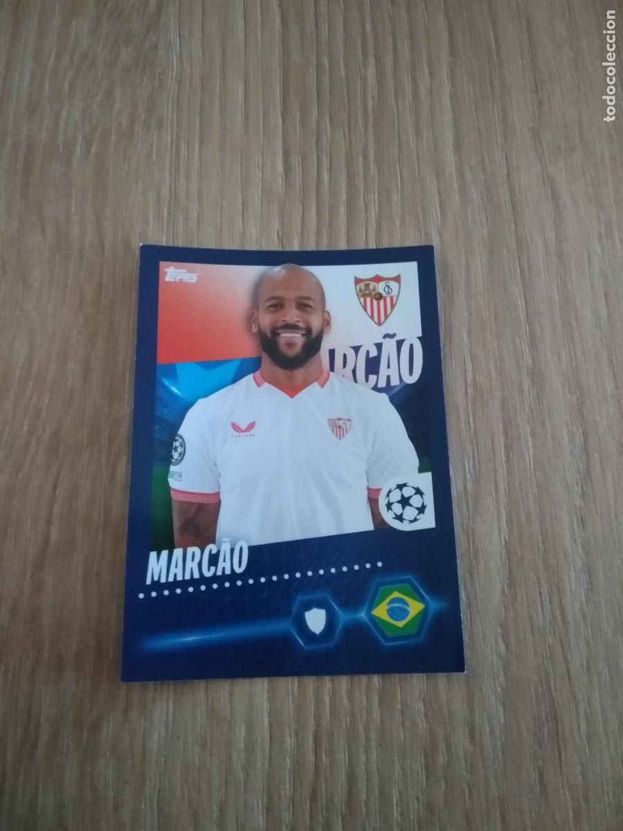 Cromos de F&uacute;tbol: 449 MARCAO SEVILLA CROMO FUTBOL UEFA CHAMPIONS LEAGUE 23-24 TOPPS 2023-2024