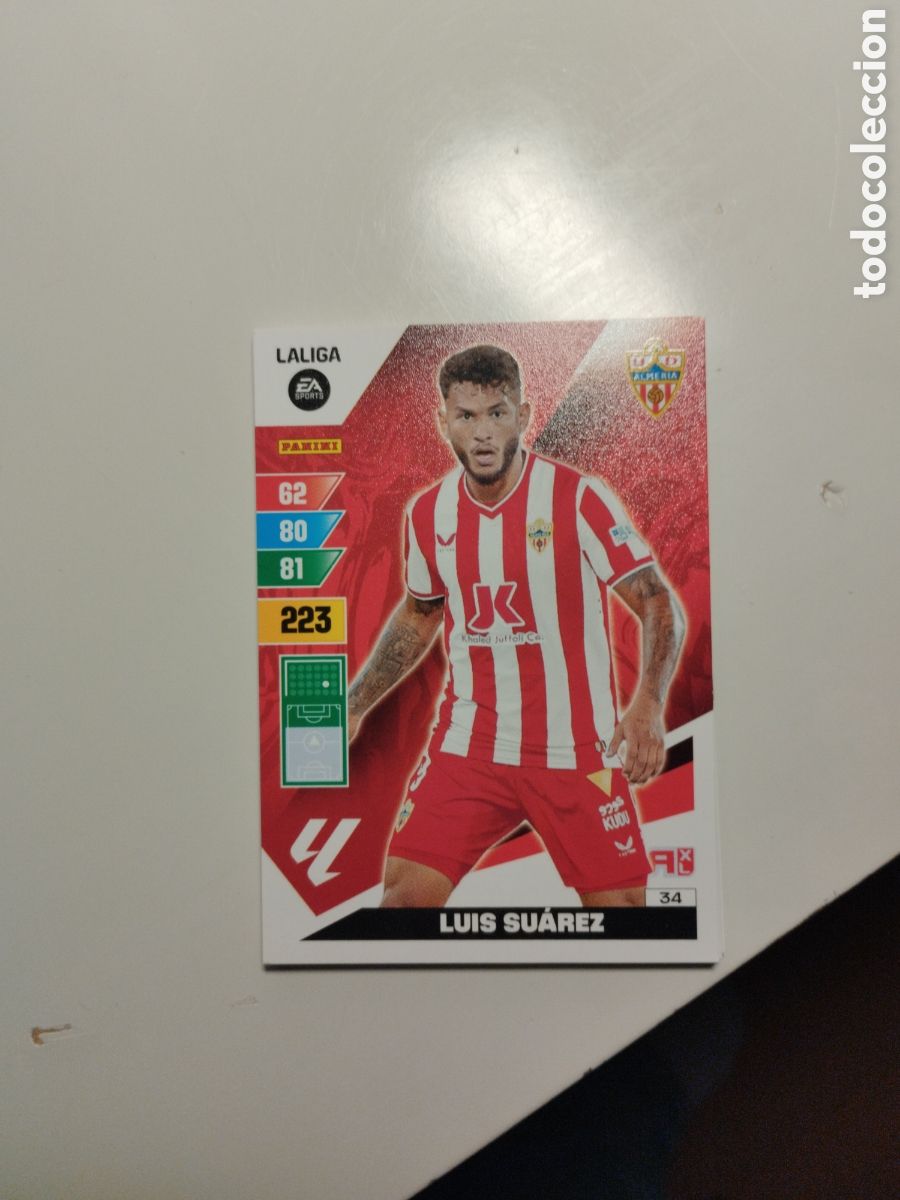 Cromos de f&uacute;tbol: Luis Su&aacute;rez 34 Adrenalyn XL 2023-24