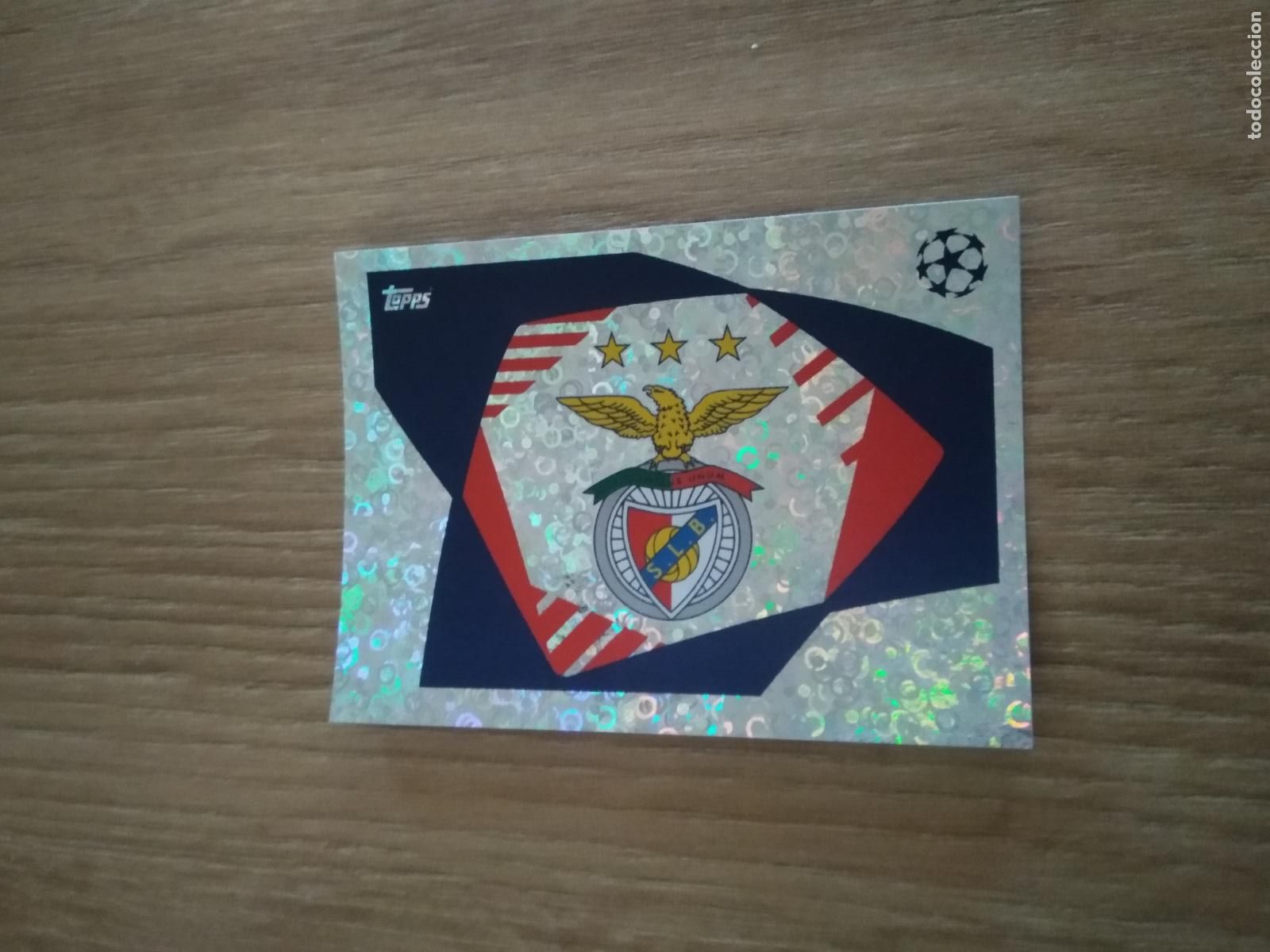 Cromos de F&uacute;tbol: 465 ESCUDO BENFICA CROMO FUTBOL UEFA CHAMPIONS LEAGUE 23-24 TOPPS 2023-2024