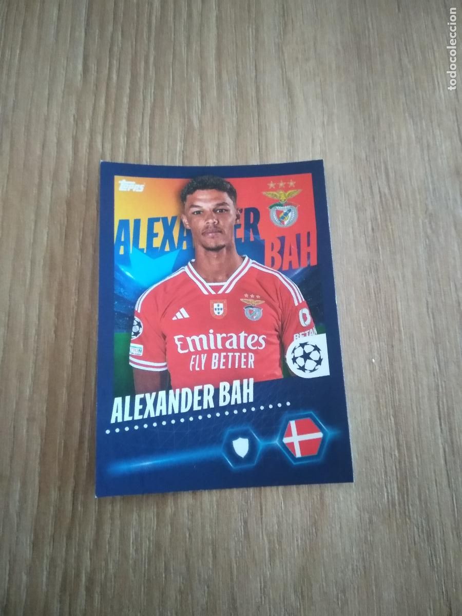Cromos de F&uacute;tbol: 469 ALEXANDER BAH BENFICA CROMO FUTBOL UEFA CHAMPIONS LEAGUE 23-24 TOPPS 2023-2024