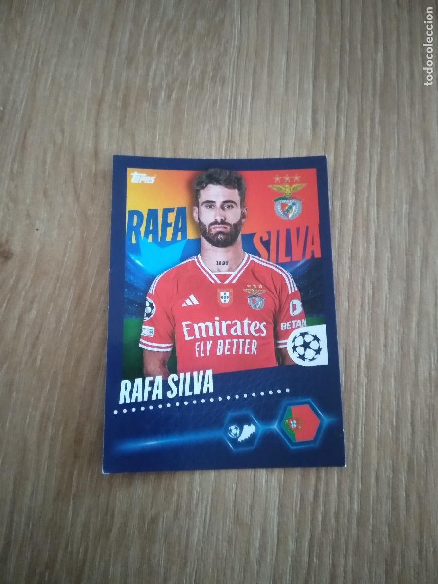 Cromos de F&uacute;tbol: 479 RAFA SILVA BENFICA CROMO FUTBOL UEFA CHAMPIONS LEAGUE 23-24 TOPPS 2023-2024