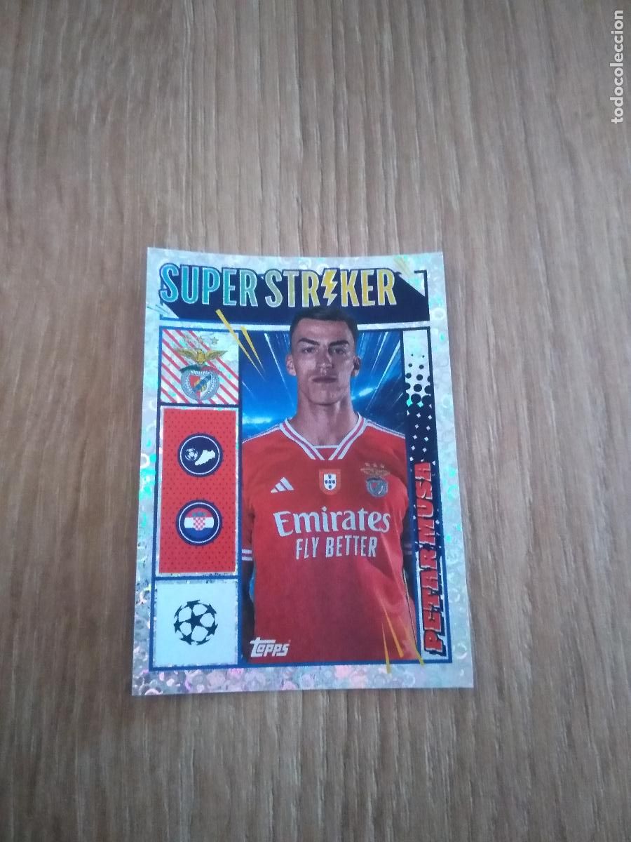 Cromos de F&uacute;tbol: 481 PETAR MUSA BENFICA CROMO FUTBOL UEFA CHAMPIONS LEAGUE 23-24 TOPPS 2023-2024