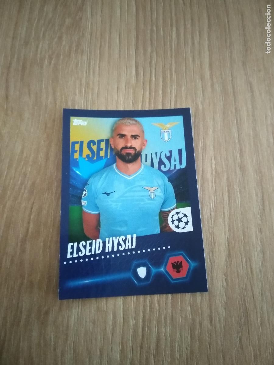 Cromos de Futebol: 488 ELSEID HYSAJ LAZIO CROMO FUTBOL UEFA CHAMPIONS LEAGUE 23-24 TOPPS 2023-2024