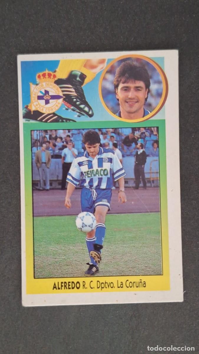 Cromos de f&uacute;tbol: L2 ALFREDO DEPORTIVO DE LA CORU&Ntilde;A FICHAJE 11 LIGA ESTE 1993 1994 93 94 CARTON NUNCA PEGADO SIN PEGAR
