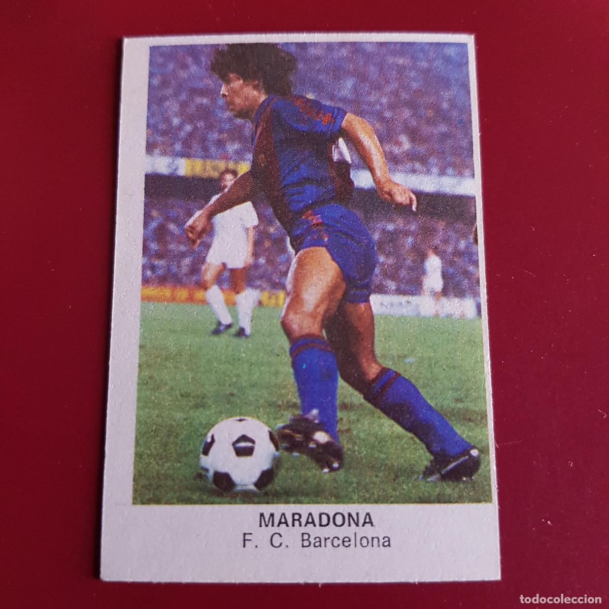 Cromos de Futebol: CROPAN - CROMOS CANO - FUTBOL 1983 1984 - 83 84 - BARCELONA - MARADONA - NUNCA PEGADO