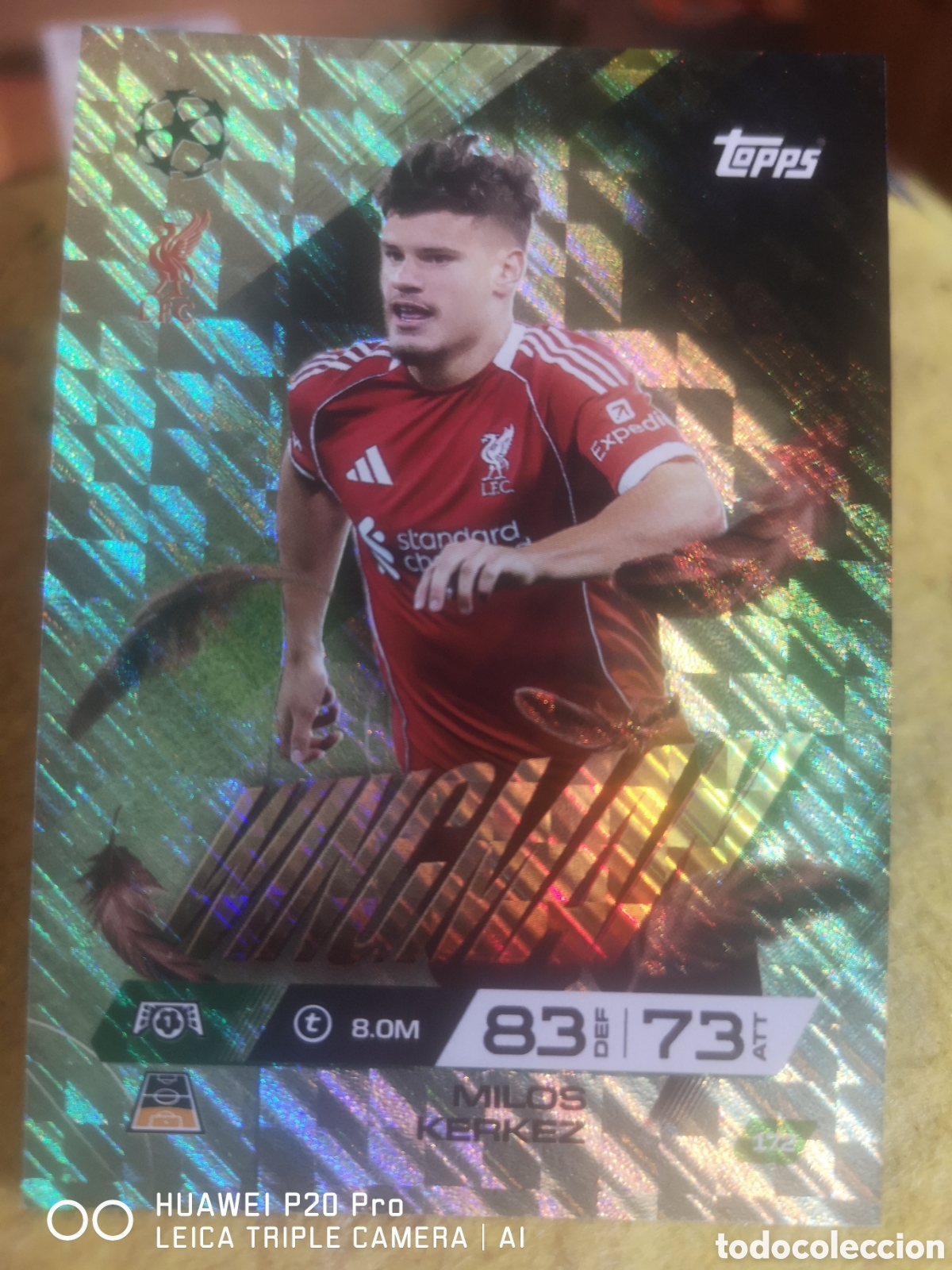 Cromos de f&uacute;tbol: 172 MILOS KERKEZ - WINGMAN MATCH ATTAX EXTRA 2025 2026 LIVERPOOL