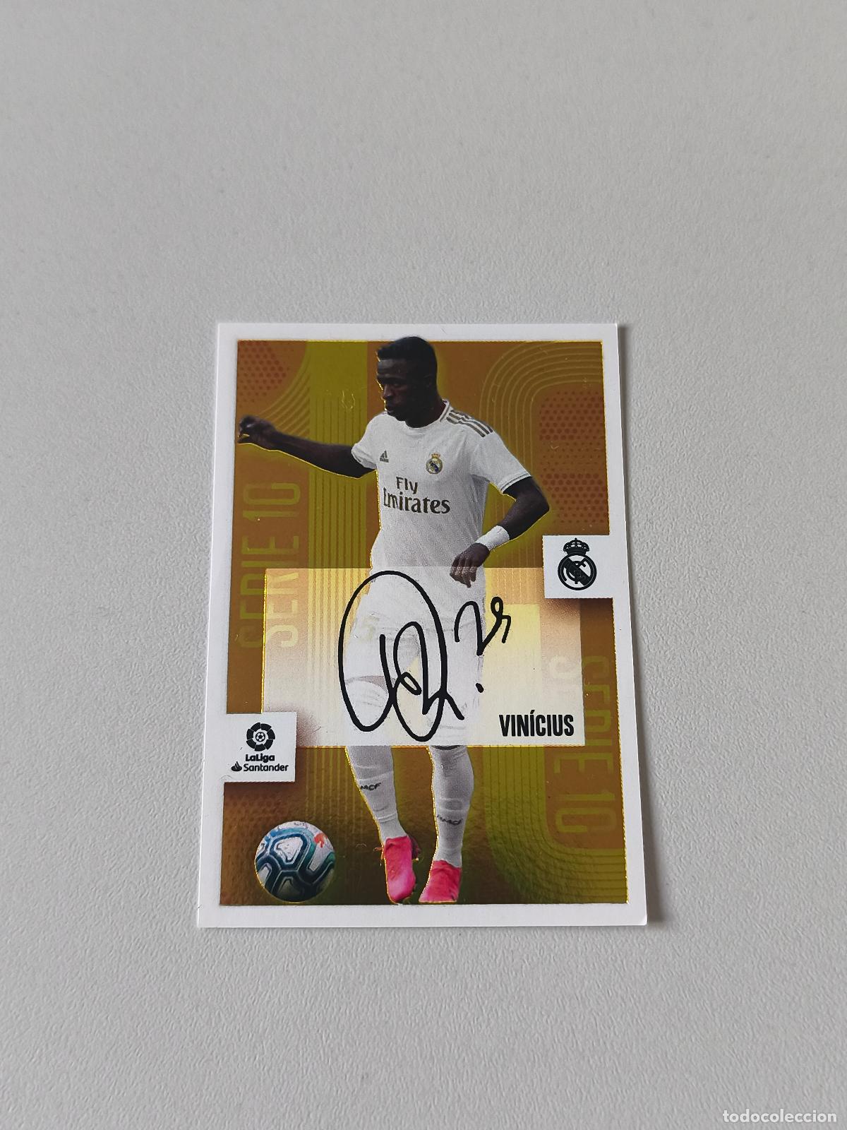 Figurine di Calcio: LIGA ESTE PANINI 2020 2021 20 21 VINICIUS REAL MADRID 23 FIRMA AUTOGRAFO SIN PEGAR ALBMESTE1