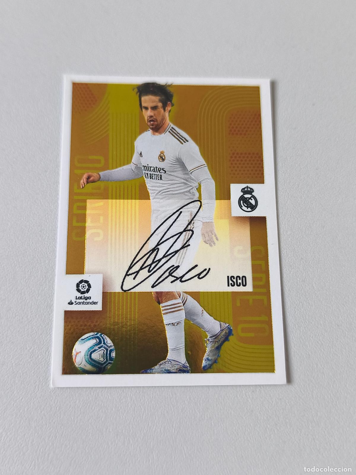 Cromos de F&uacute;tbol: LIGA ESTE PANINI 2020 2021 20 21 ISCO REAL MADRID 10 FIRMA SIN PEGAR ALBMESTE1