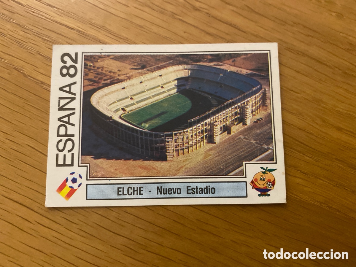 Cromos de f&uacute;tbol: Cromo panini mundial Espa&ntilde;a 82 n&uacute;mero 26 Elche Nuevo Estadio - Sticker album world cup Spain 82