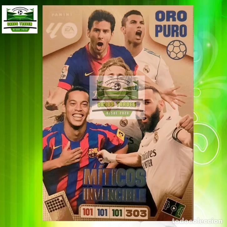 Cromos de F&uacute;tbol: miticos oro puro adrenalyn 25 26