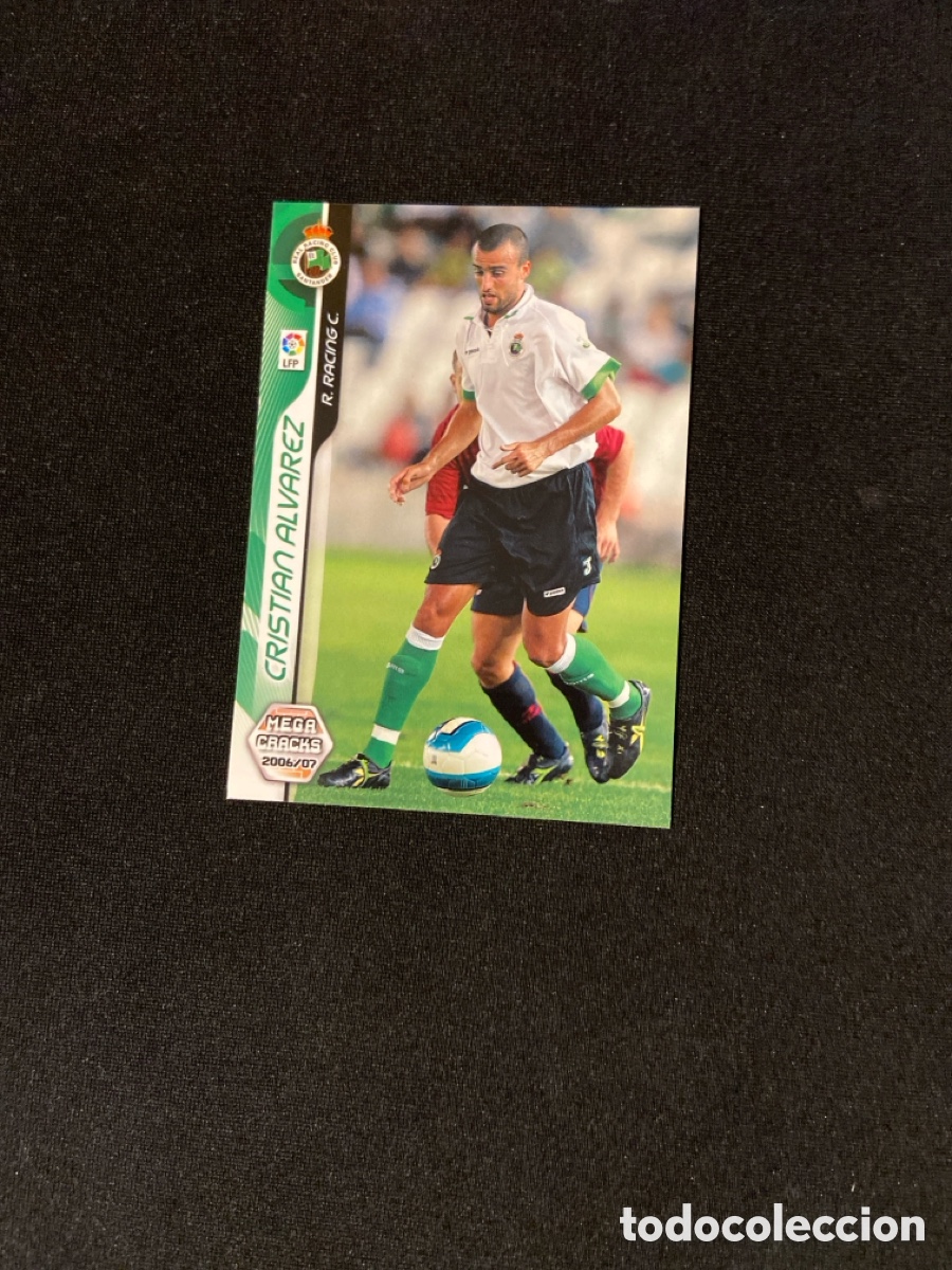 Figurine di Calcio: CRISTIAN ALVAREZ 246 BIS (RACING SANTANDER) PANINI MEGACRACKS 2006-2007 06 07 CROMO CARTA M-3