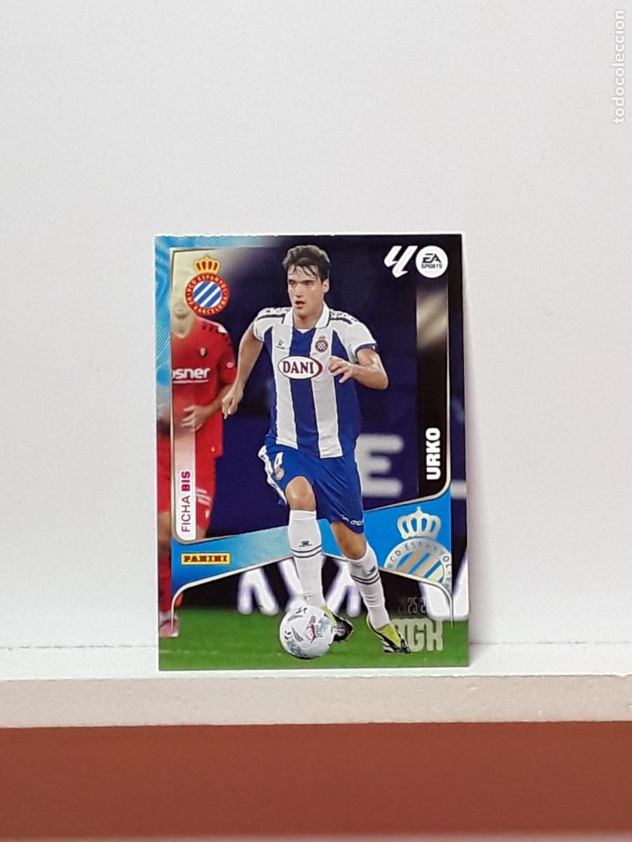 Cromos de F&uacute;tbol: MEGACRACKS 2025 2026 MGK 25 26 ALBUM PANINI LIGA N 156BIS 156 BIS ESPANYOL TERCERA URKO