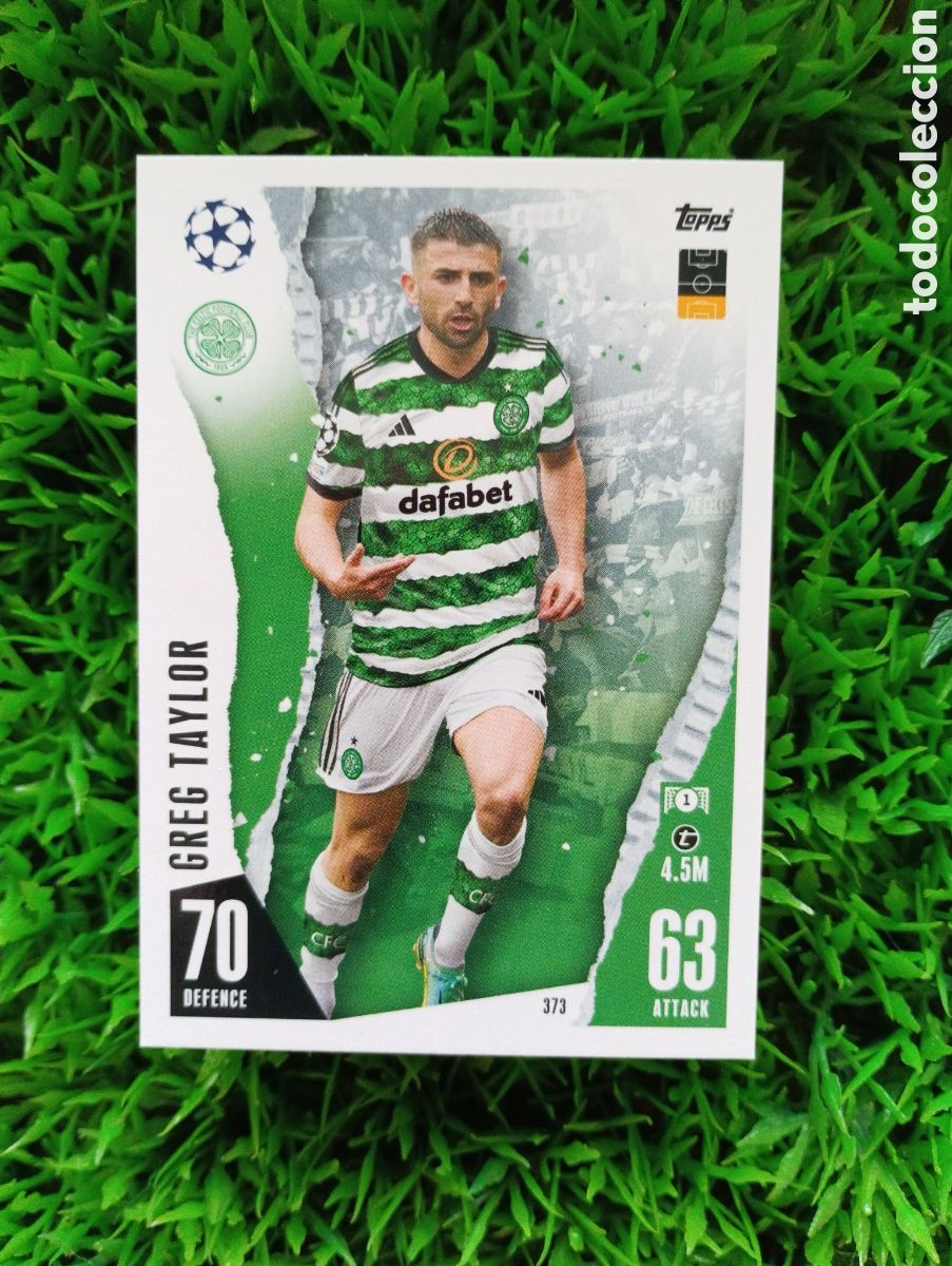 Cromos de F&uacute;tbol: Greg Taylor Celtic Match Attax 23-24 # 373
