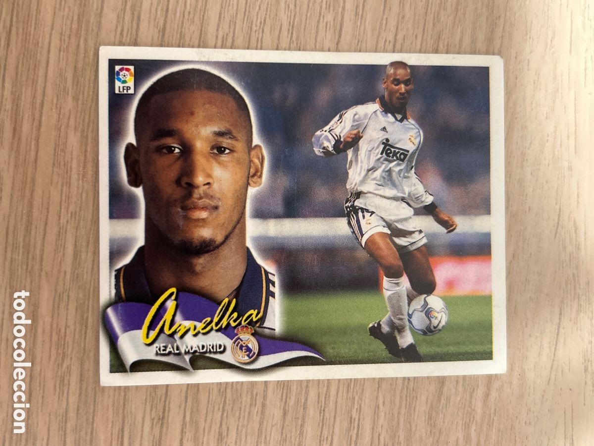 Cartes &agrave; collectionner de Football: ANELKA REAL MADRID BAJA LIGA ESTE 2000 2001 00 01 SIN PEGAR NUNCA PEGADO